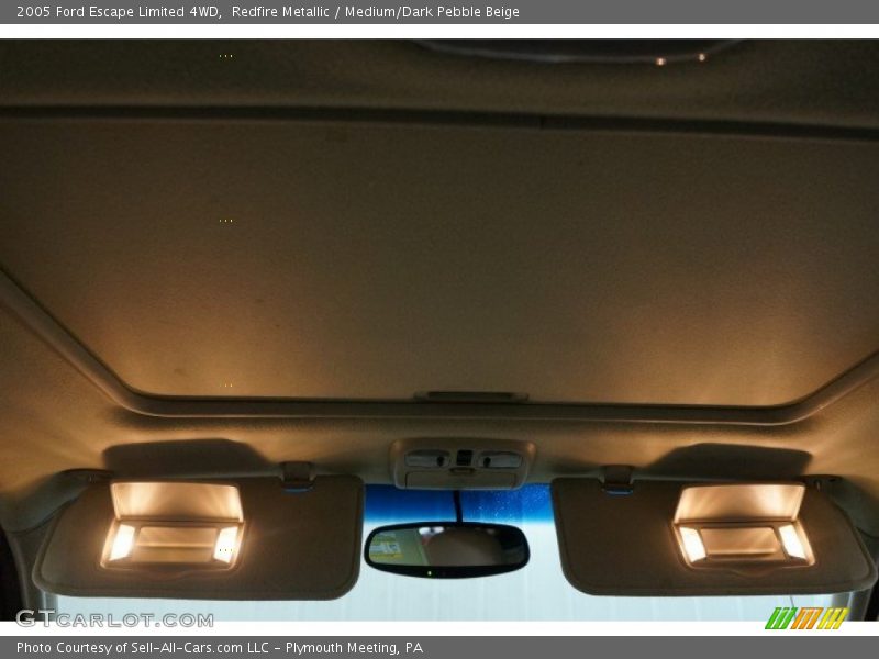 Redfire Metallic / Medium/Dark Pebble Beige 2005 Ford Escape Limited 4WD