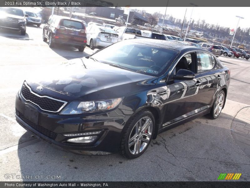 Ebony Black / Black 2013 Kia Optima SX
