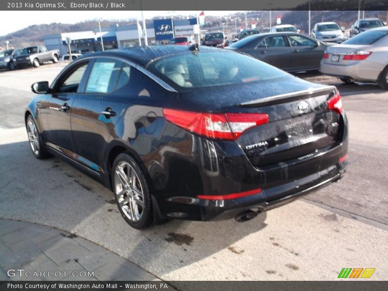 Ebony Black / Black 2013 Kia Optima SX