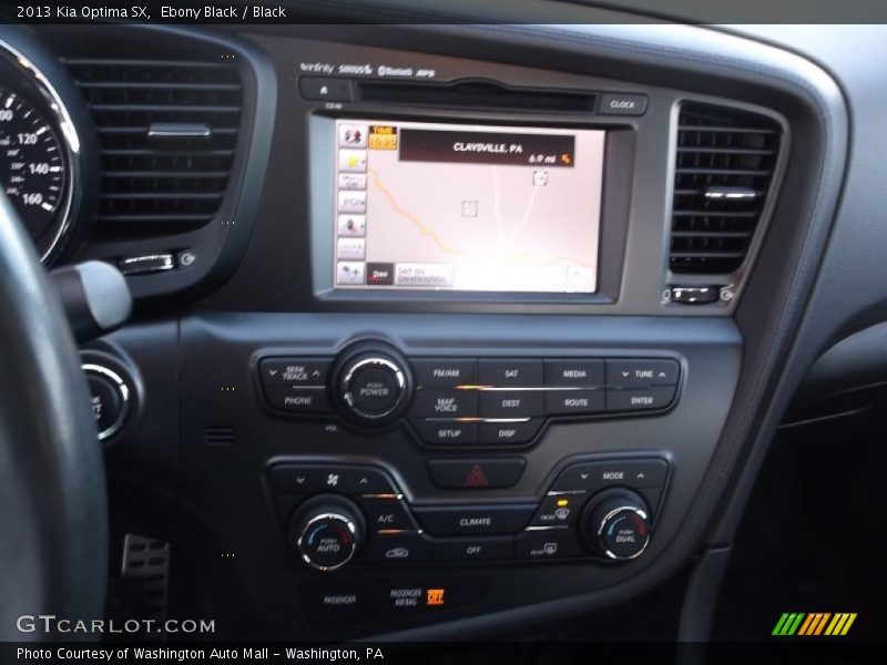 Ebony Black / Black 2013 Kia Optima SX
