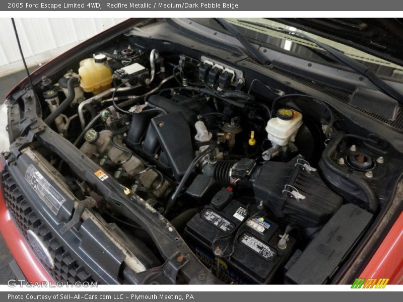 Redfire Metallic / Medium/Dark Pebble Beige 2005 Ford Escape Limited 4WD