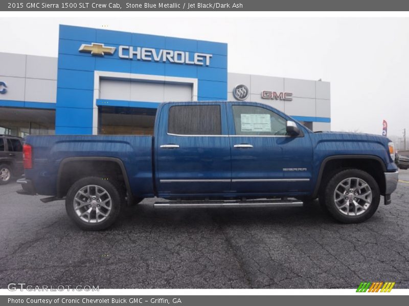  2015 Sierra 1500 SLT Crew Cab Stone Blue Metallic