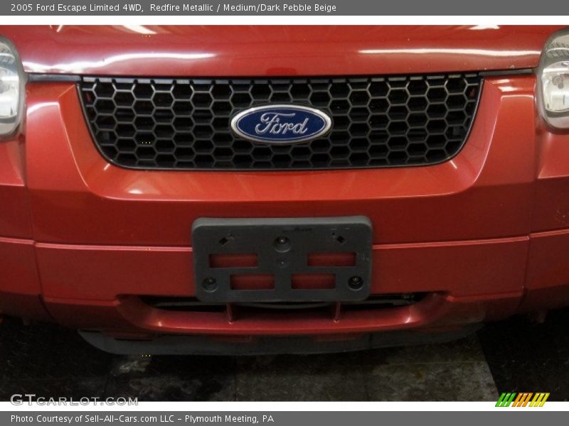 Redfire Metallic / Medium/Dark Pebble Beige 2005 Ford Escape Limited 4WD