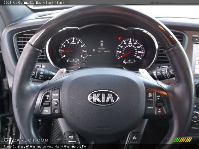 Ebony Black / Black 2013 Kia Optima SX