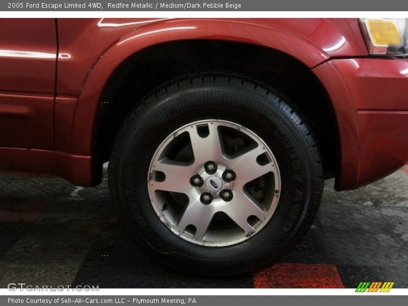 Redfire Metallic / Medium/Dark Pebble Beige 2005 Ford Escape Limited 4WD