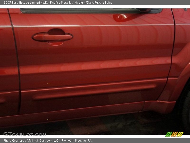 Redfire Metallic / Medium/Dark Pebble Beige 2005 Ford Escape Limited 4WD