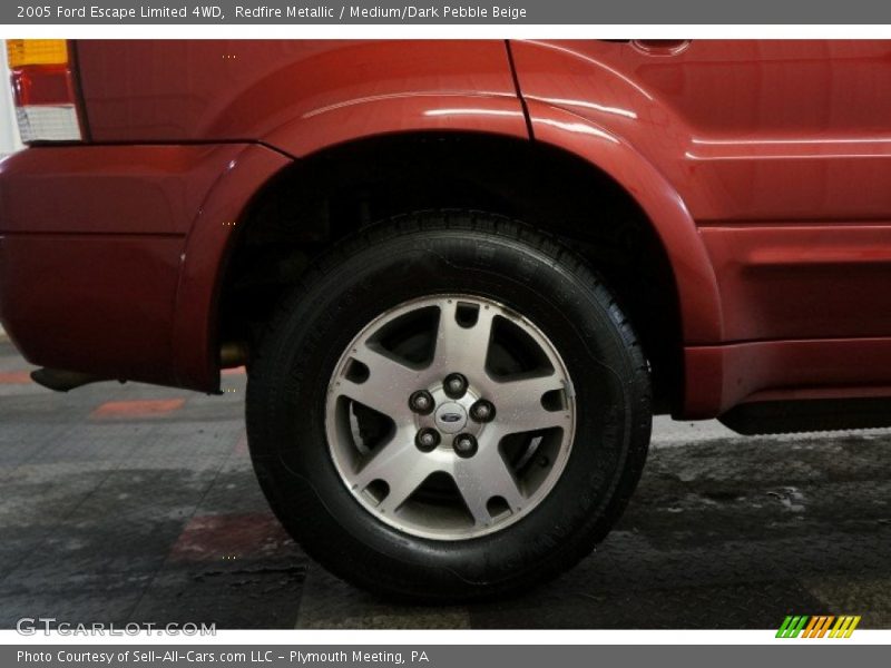 Redfire Metallic / Medium/Dark Pebble Beige 2005 Ford Escape Limited 4WD