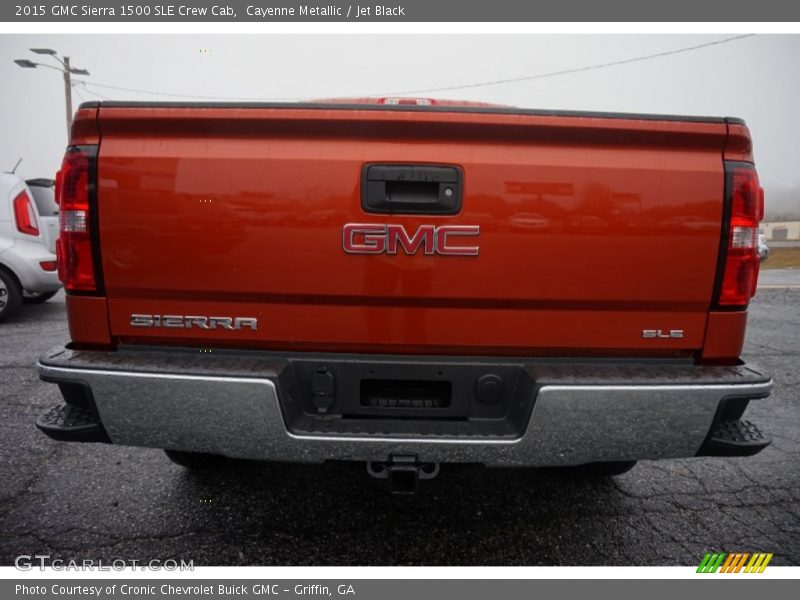Cayenne Metallic / Jet Black 2015 GMC Sierra 1500 SLE Crew Cab