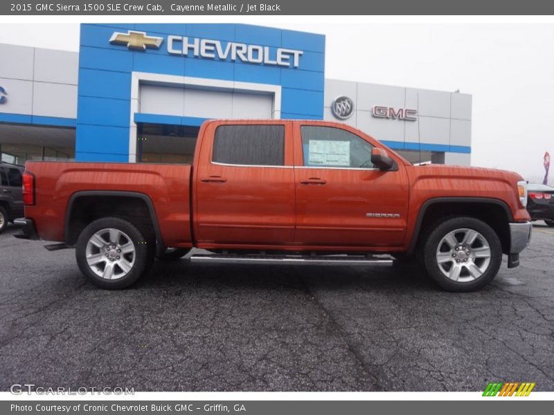  2015 Sierra 1500 SLE Crew Cab Cayenne Metallic