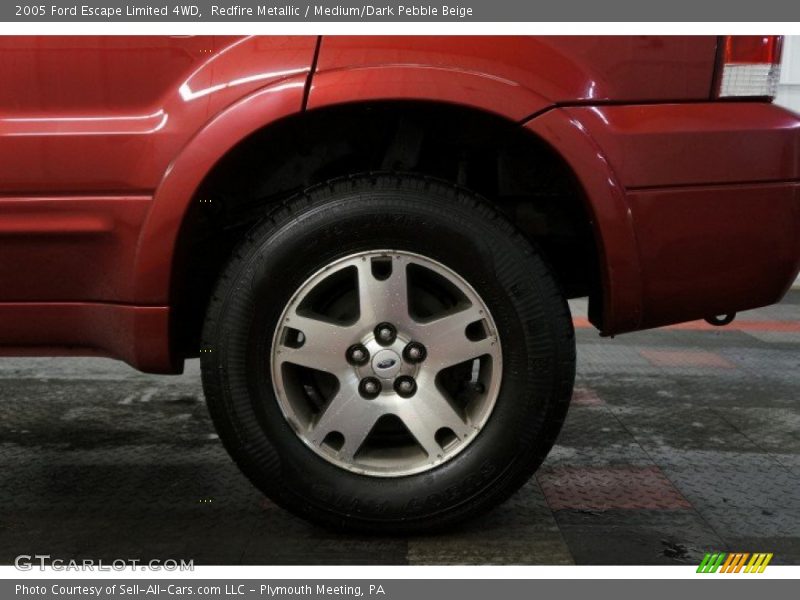Redfire Metallic / Medium/Dark Pebble Beige 2005 Ford Escape Limited 4WD