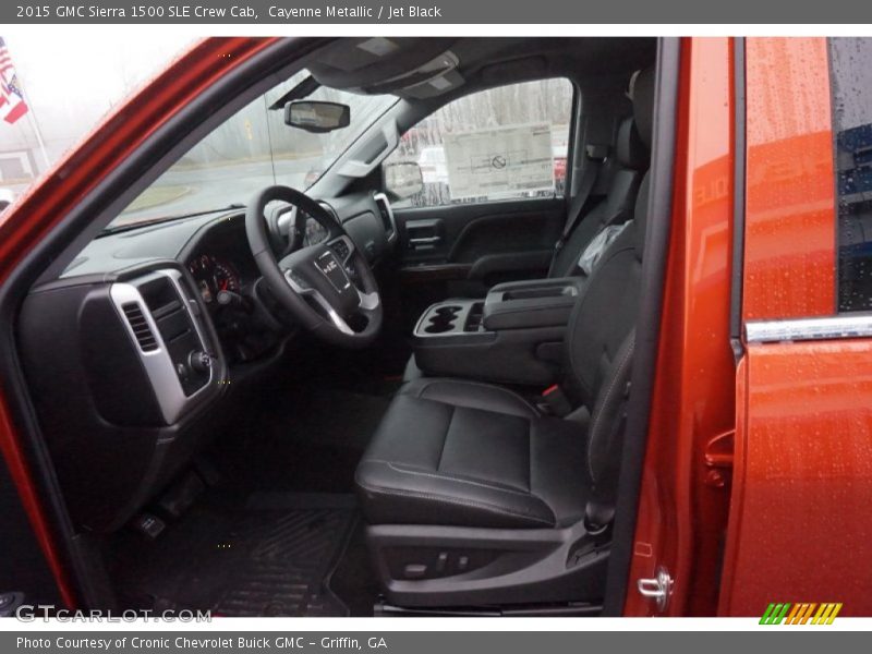 Cayenne Metallic / Jet Black 2015 GMC Sierra 1500 SLE Crew Cab