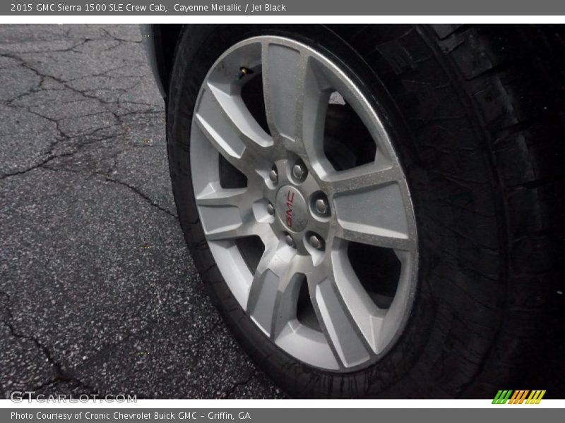 Cayenne Metallic / Jet Black 2015 GMC Sierra 1500 SLE Crew Cab