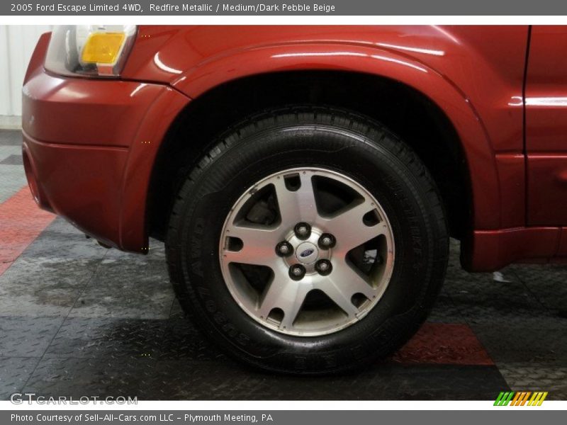 Redfire Metallic / Medium/Dark Pebble Beige 2005 Ford Escape Limited 4WD