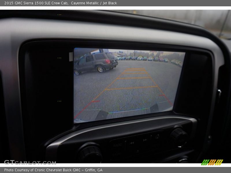 Cayenne Metallic / Jet Black 2015 GMC Sierra 1500 SLE Crew Cab