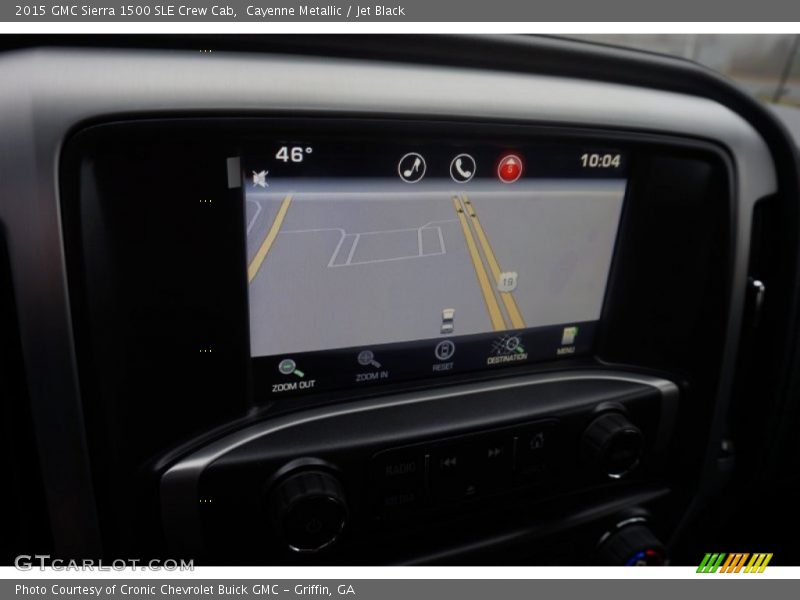 Cayenne Metallic / Jet Black 2015 GMC Sierra 1500 SLE Crew Cab