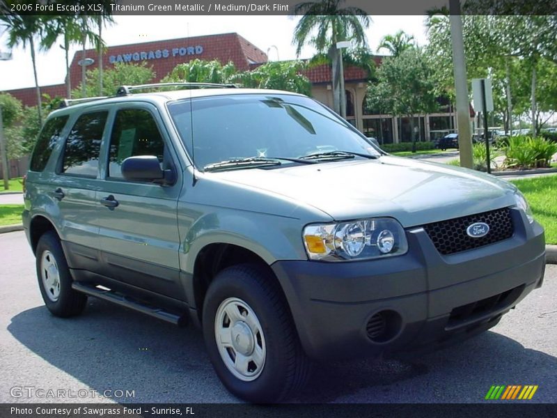 Titanium Green Metallic / Medium/Dark Flint 2006 Ford Escape XLS