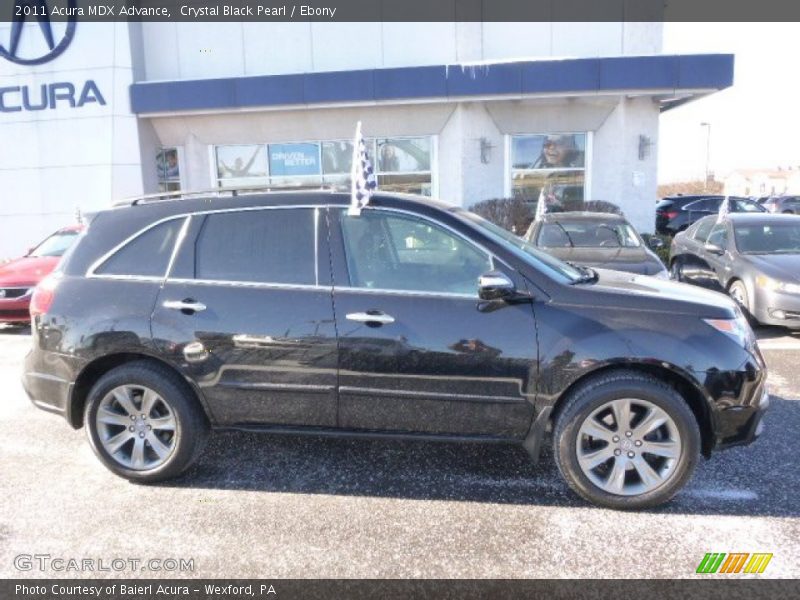Crystal Black Pearl / Ebony 2011 Acura MDX Advance