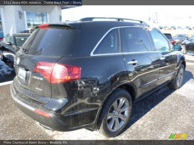 Crystal Black Pearl / Ebony 2011 Acura MDX Advance