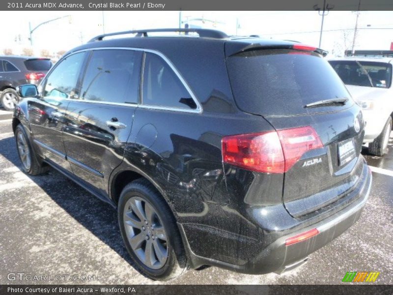 Crystal Black Pearl / Ebony 2011 Acura MDX Advance