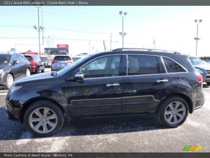 Crystal Black Pearl / Ebony 2011 Acura MDX Advance