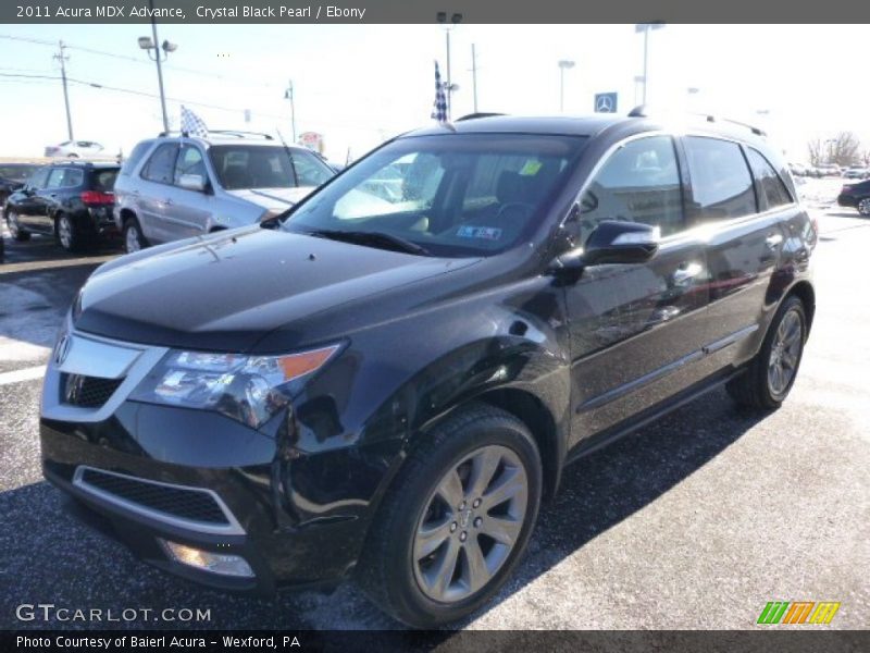 Crystal Black Pearl / Ebony 2011 Acura MDX Advance
