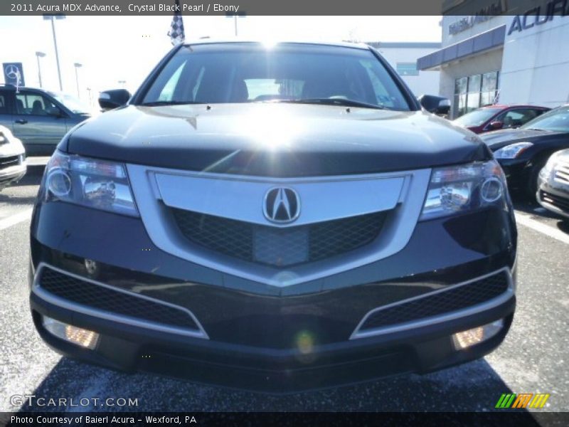 Crystal Black Pearl / Ebony 2011 Acura MDX Advance