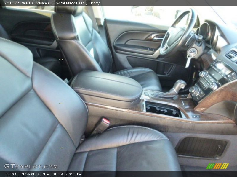 Crystal Black Pearl / Ebony 2011 Acura MDX Advance