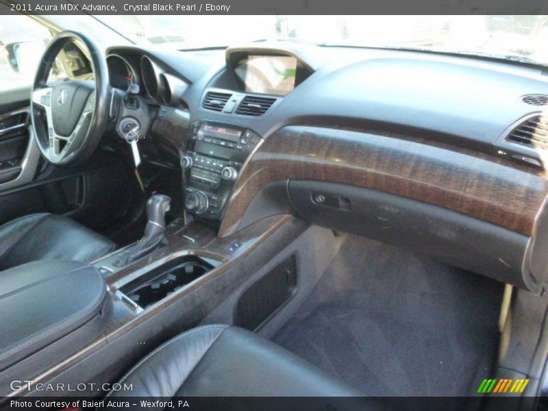 Crystal Black Pearl / Ebony 2011 Acura MDX Advance