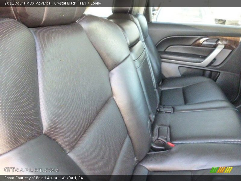 Crystal Black Pearl / Ebony 2011 Acura MDX Advance