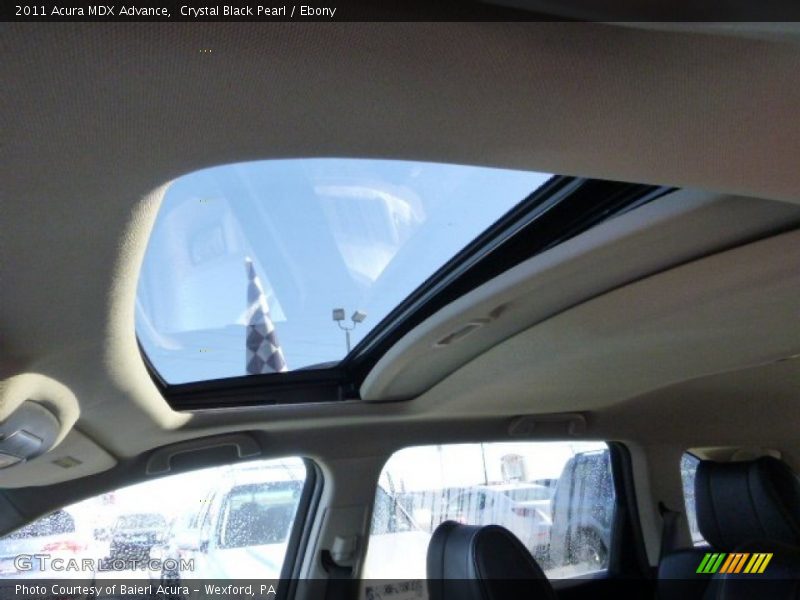 Crystal Black Pearl / Ebony 2011 Acura MDX Advance