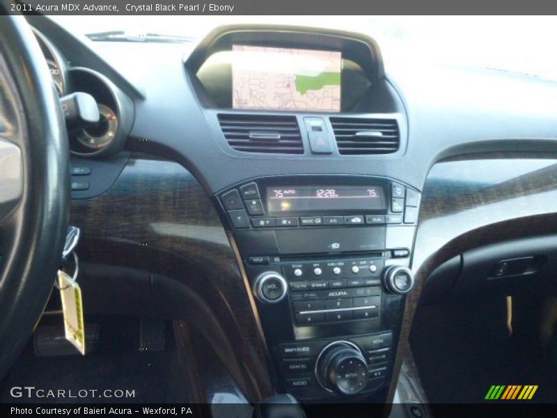 Crystal Black Pearl / Ebony 2011 Acura MDX Advance