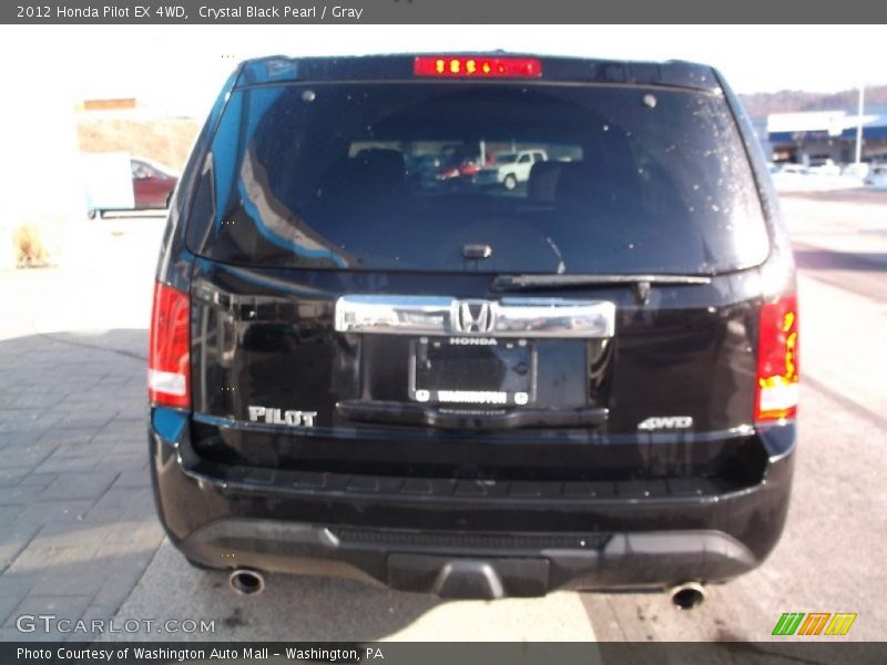 Crystal Black Pearl / Gray 2012 Honda Pilot EX 4WD