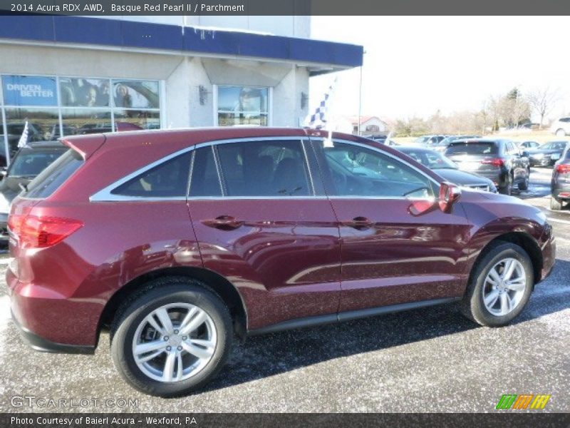 Basque Red Pearl II / Parchment 2014 Acura RDX AWD