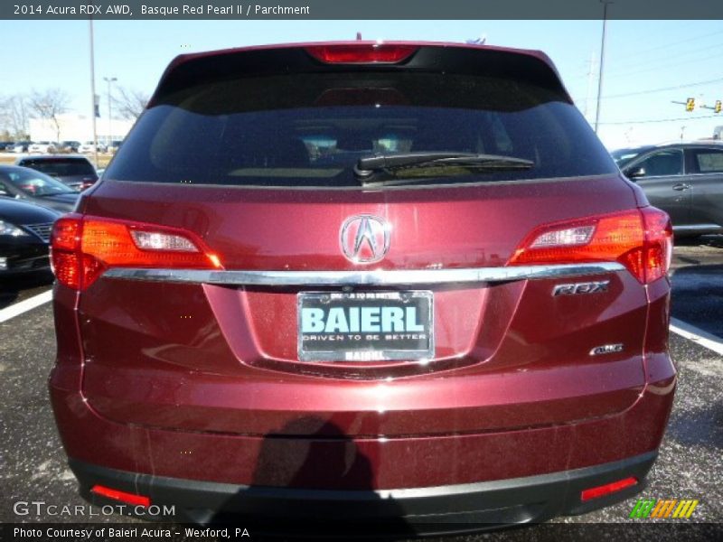 Basque Red Pearl II / Parchment 2014 Acura RDX AWD