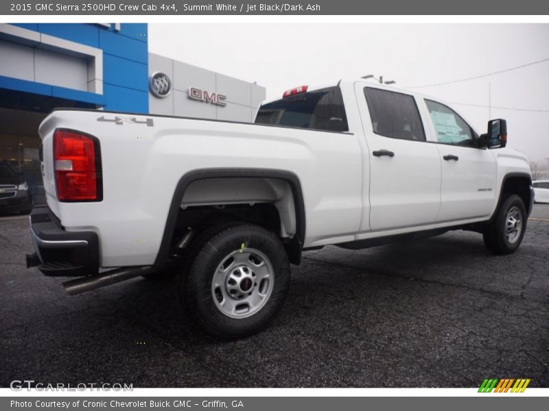 Summit White / Jet Black/Dark Ash 2015 GMC Sierra 2500HD Crew Cab 4x4