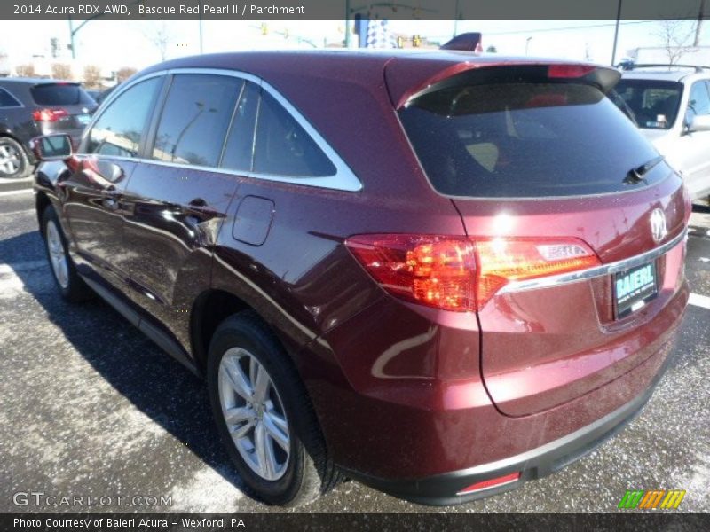 Basque Red Pearl II / Parchment 2014 Acura RDX AWD