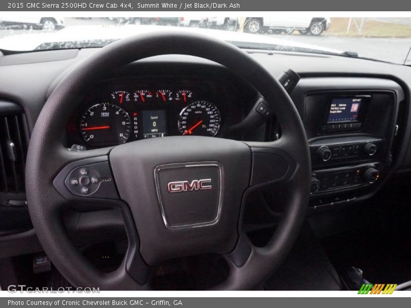 Summit White / Jet Black/Dark Ash 2015 GMC Sierra 2500HD Crew Cab 4x4