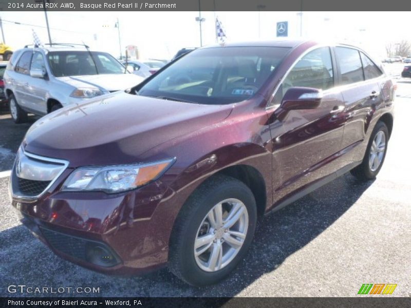Basque Red Pearl II / Parchment 2014 Acura RDX AWD