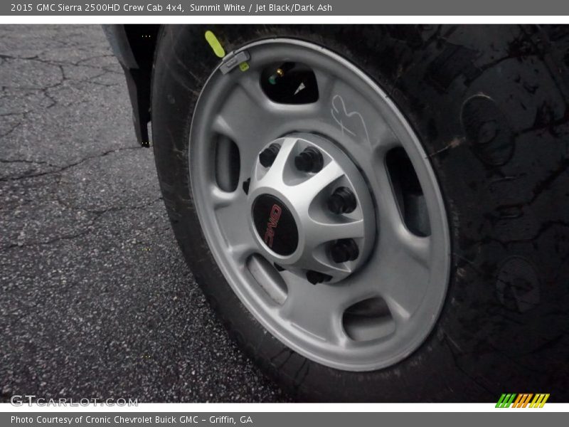Summit White / Jet Black/Dark Ash 2015 GMC Sierra 2500HD Crew Cab 4x4