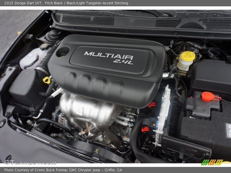 Pitch Black / Black/Light Tungsten Accent Stitching 2015 Dodge Dart SXT