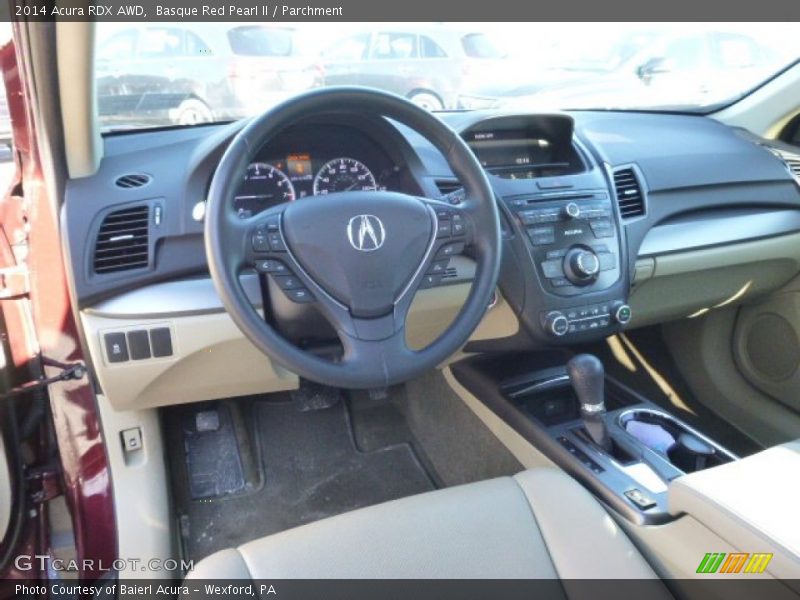 Basque Red Pearl II / Parchment 2014 Acura RDX AWD
