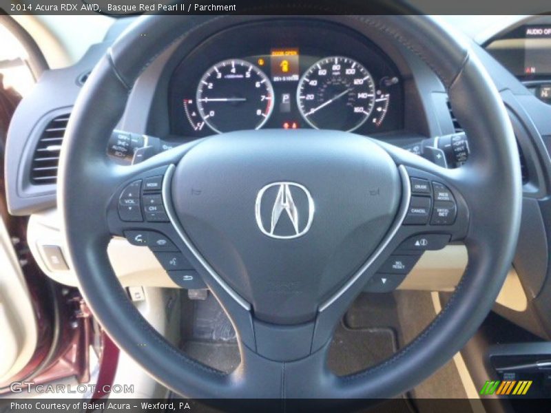Basque Red Pearl II / Parchment 2014 Acura RDX AWD