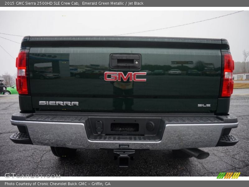 Emerald Green Metallic / Jet Black 2015 GMC Sierra 2500HD SLE Crew Cab
