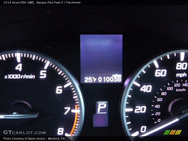 Basque Red Pearl II / Parchment 2014 Acura RDX AWD