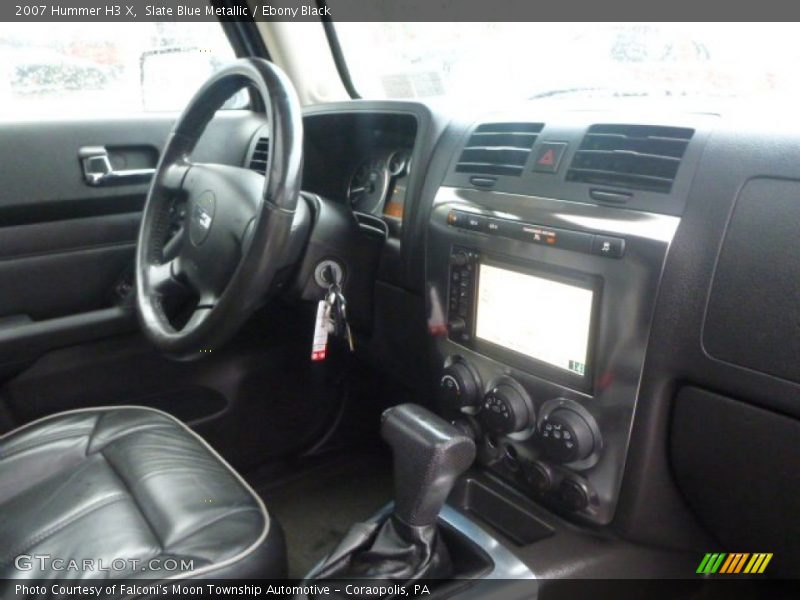 Slate Blue Metallic / Ebony Black 2007 Hummer H3 X