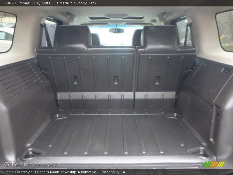 Slate Blue Metallic / Ebony Black 2007 Hummer H3 X