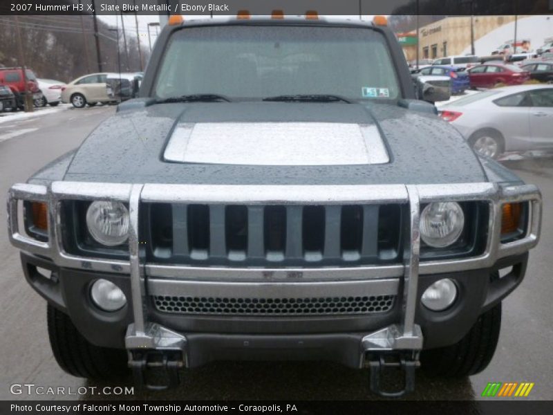 Slate Blue Metallic / Ebony Black 2007 Hummer H3 X