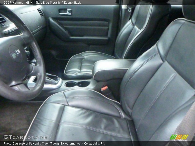 Slate Blue Metallic / Ebony Black 2007 Hummer H3 X