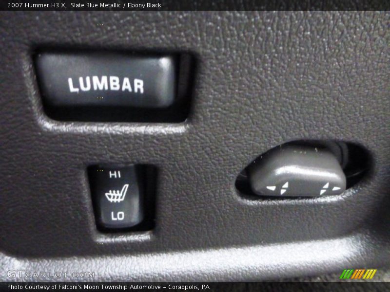 Slate Blue Metallic / Ebony Black 2007 Hummer H3 X