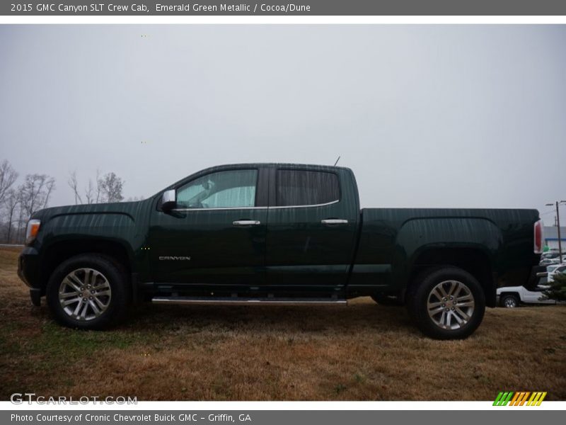  2015 Canyon SLT Crew Cab Emerald Green Metallic